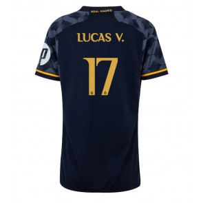 Real Madrid Lucas Vazquez #17 Bortatröja Dam 2023-24 Kortärmad